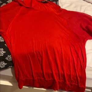 A red shirt form express perfect for a party